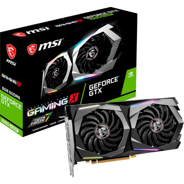 

Видеокарта MSI GeForce GTX1660 SUPER 6144Mb GAMING X (GTX 1660 SUPER GAMING X)