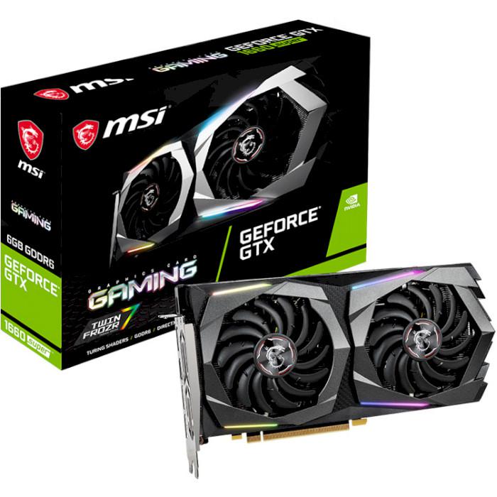 

Видеокарта MSI GeForce GTX 1660 Super 6GB GDDR6 192-bit Gaming (GTX 1660 SUPER GAMING)