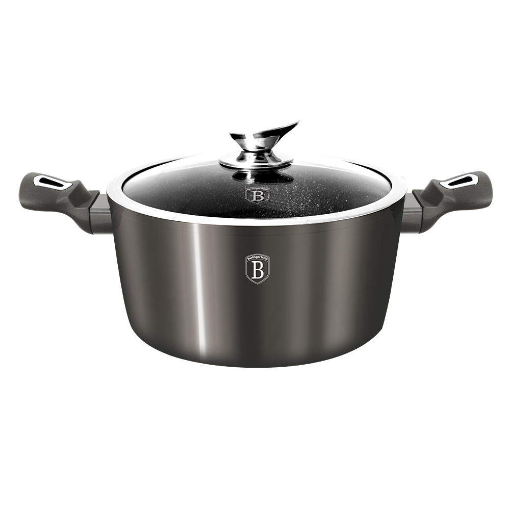 

Кастрюля Berlinger Haus Carbon Metallic Line 2.5л 20 см (BH-1234N)