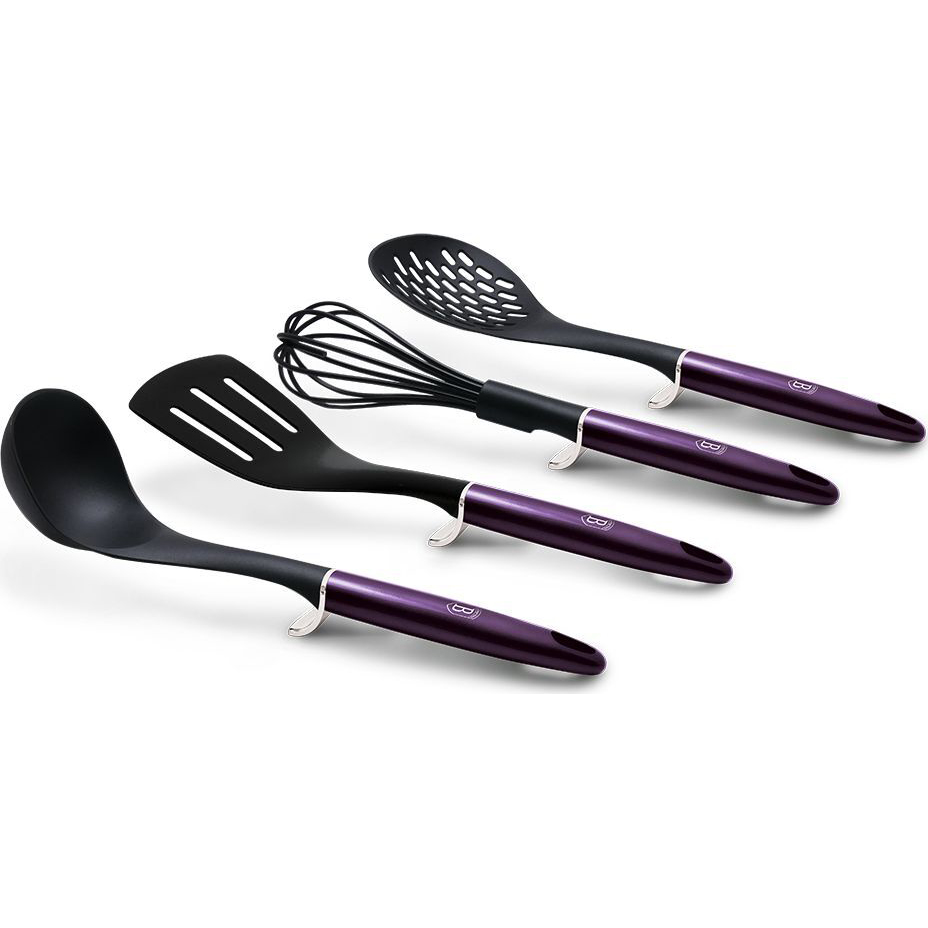 

Набор кухонных принадлежностей 4 предмета Berlinger Haus Metallic Line Royal PURPLE Edition (BH-6240)