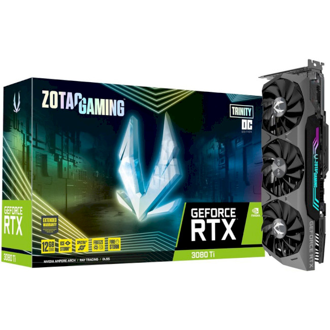 

Відеокарта Zotac nVidia GeForce RTX 3080 Ti Trinity OC 12Gb (ZT_A30810J_10P)