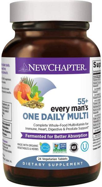 

Витамины для мужчин 55+ Every Man's One Day Multi New Chapter 24 таблетки (NCR064)