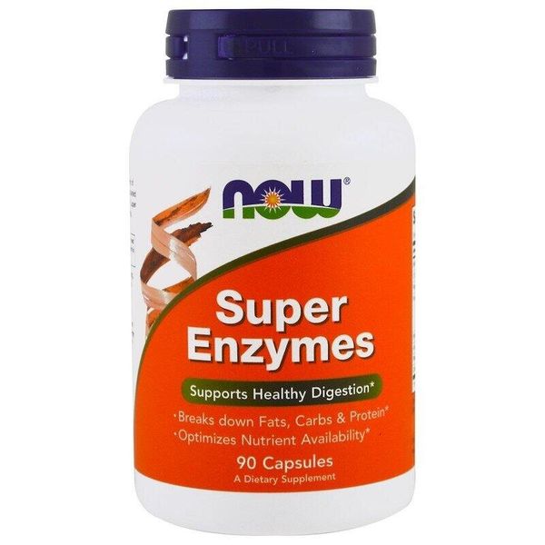 

Пищеварительные ферменты Super Enzymes Now Foods 90 капсул (NF676)