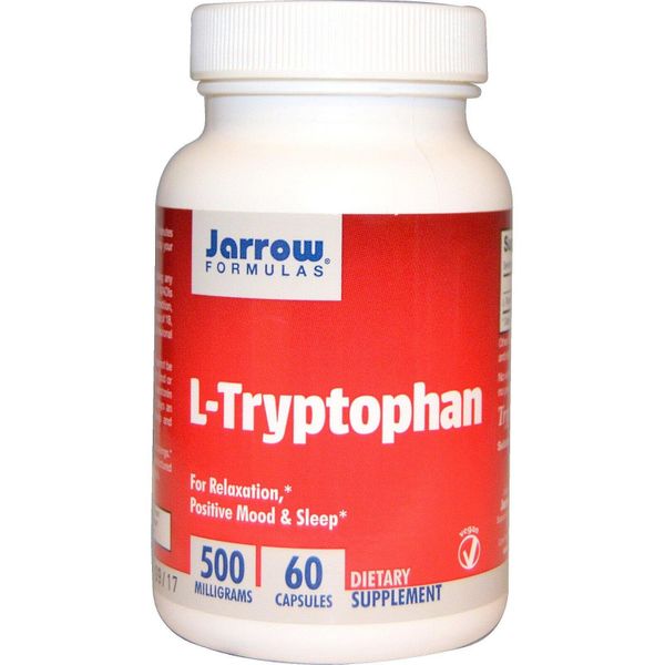 

Триптофан L-Tryptophan Jarrow Formulas 500 мг 60 капсул (JF032)