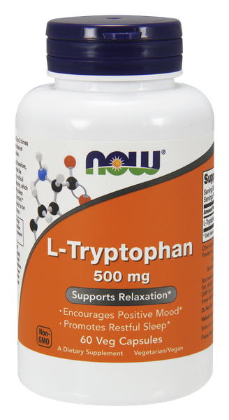 

Триптофан L-Tryptophan Now Foods 500 мг 60 капсул (NF080)