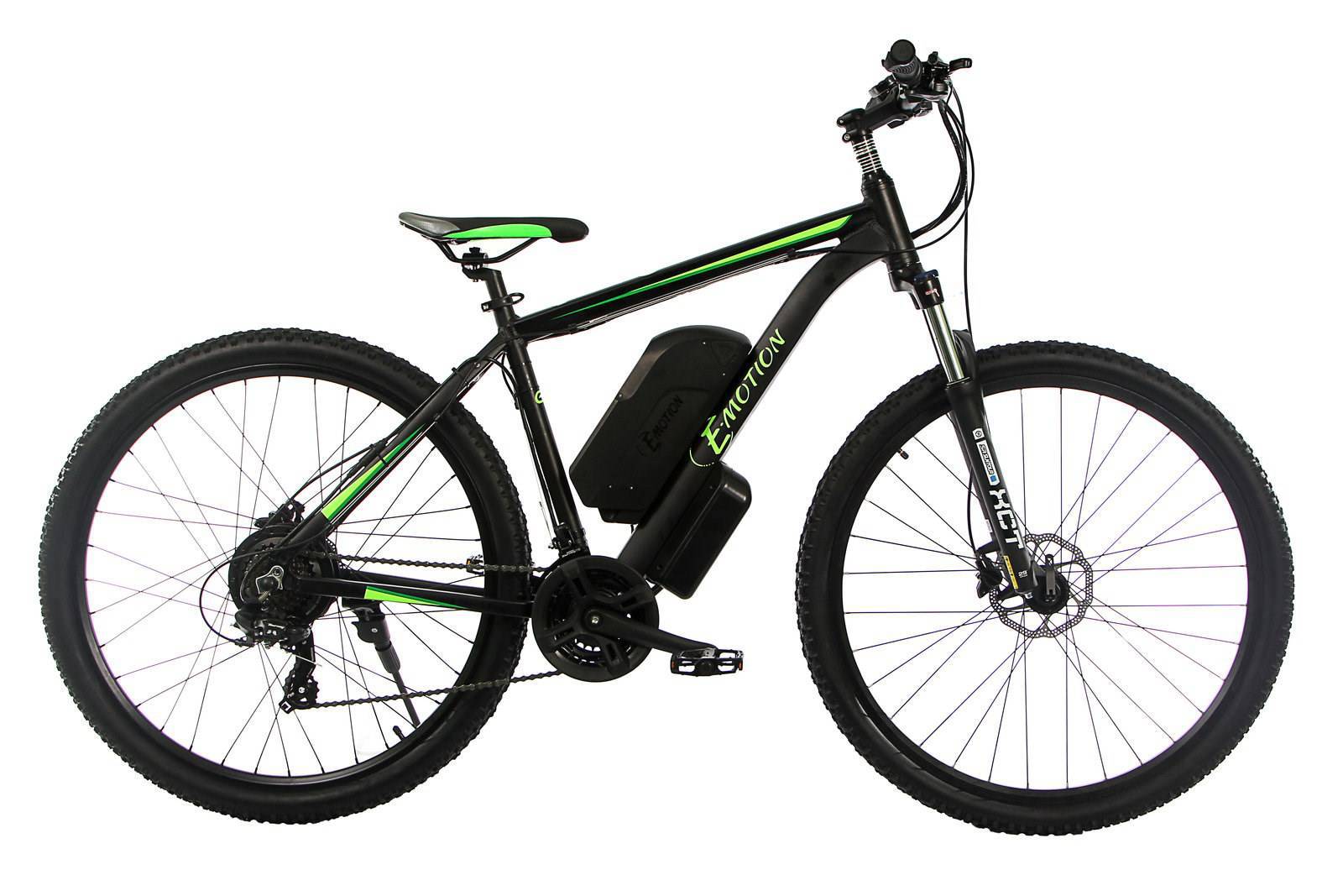 

Электровелосипед E-motion MTB 27,5" GT 36V 12Ah 500W / рама 19" чёрно-зелёный (EMTB275193612500-BG)