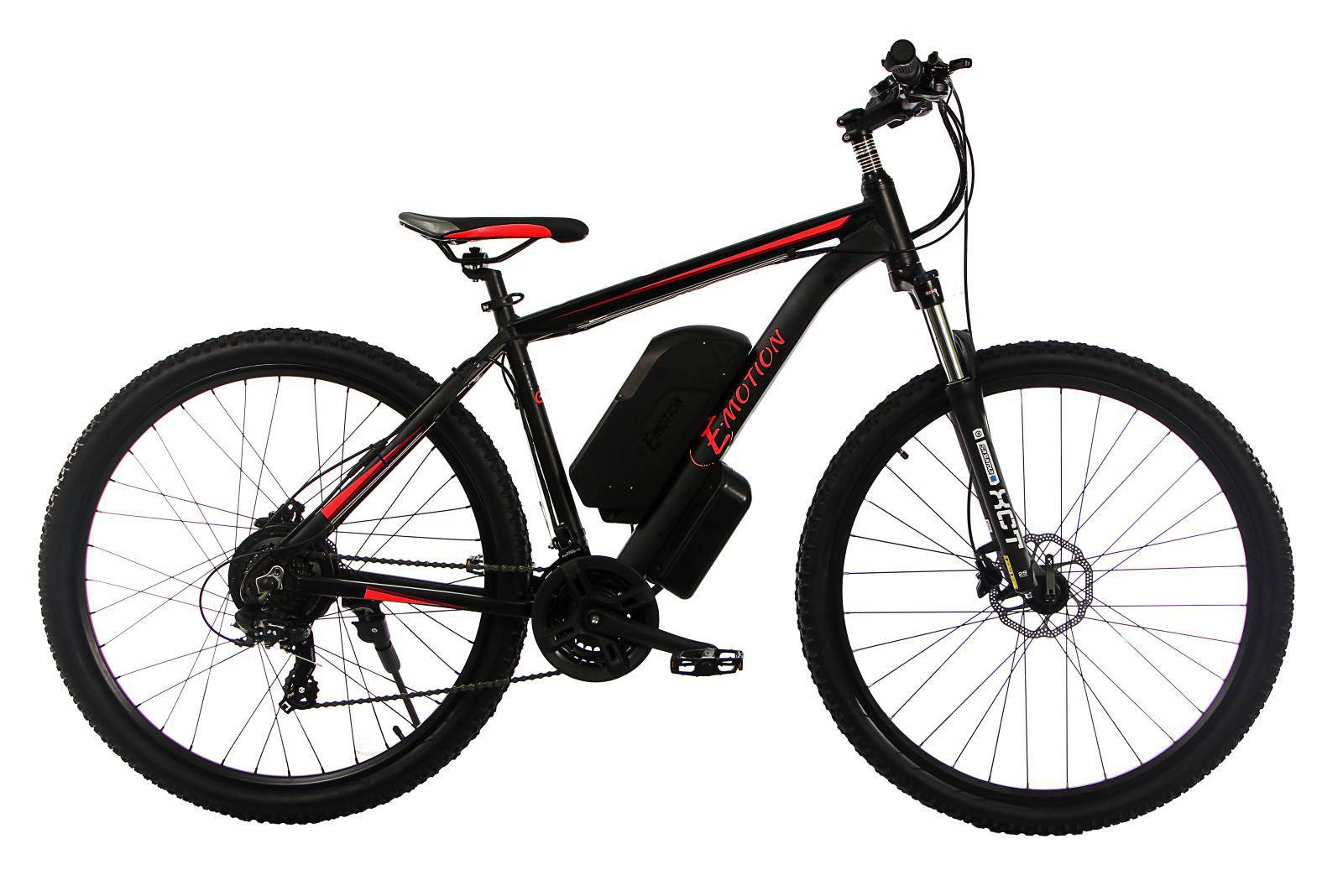 

Электровелосипед E-motion MTB 27,5" GT 48V 15Ah 700W / рама 19" чёрно-красный (EMTB2754815700-BR)