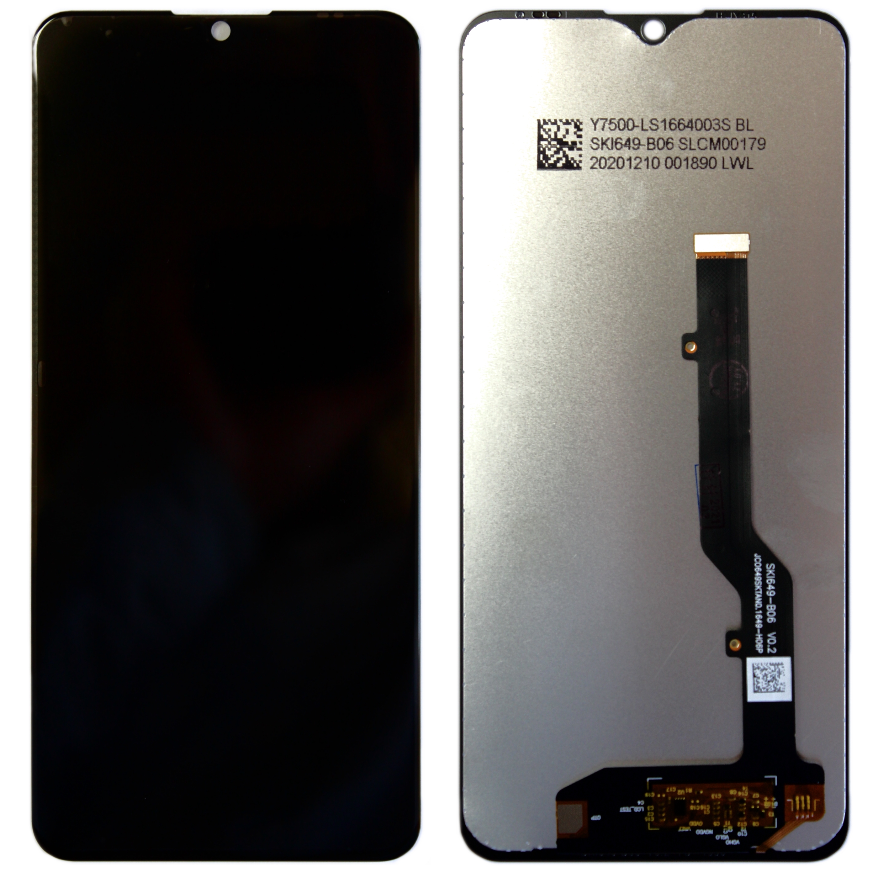 

Дисплей ZTE Blade A7S 2020 complete Black