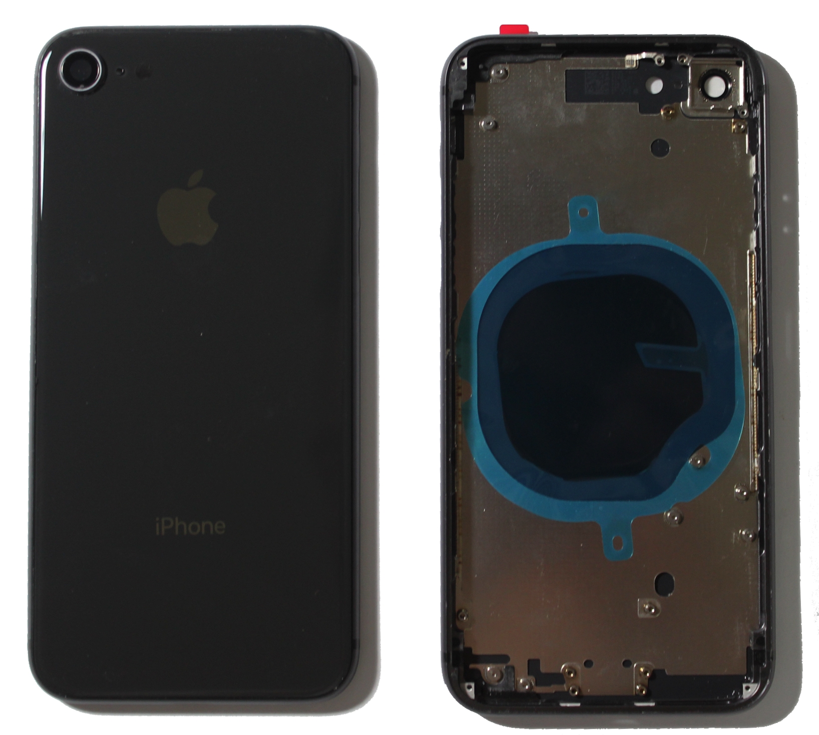

Крышка задняя iPhone 8 (4.7) с рамкой Space Gray