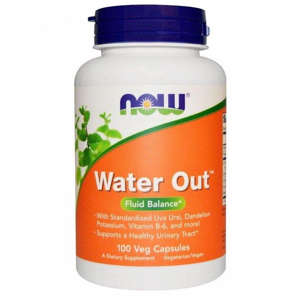 

Мочегонное средство травяное Water Out Now Foods 100 капсул (NF395)