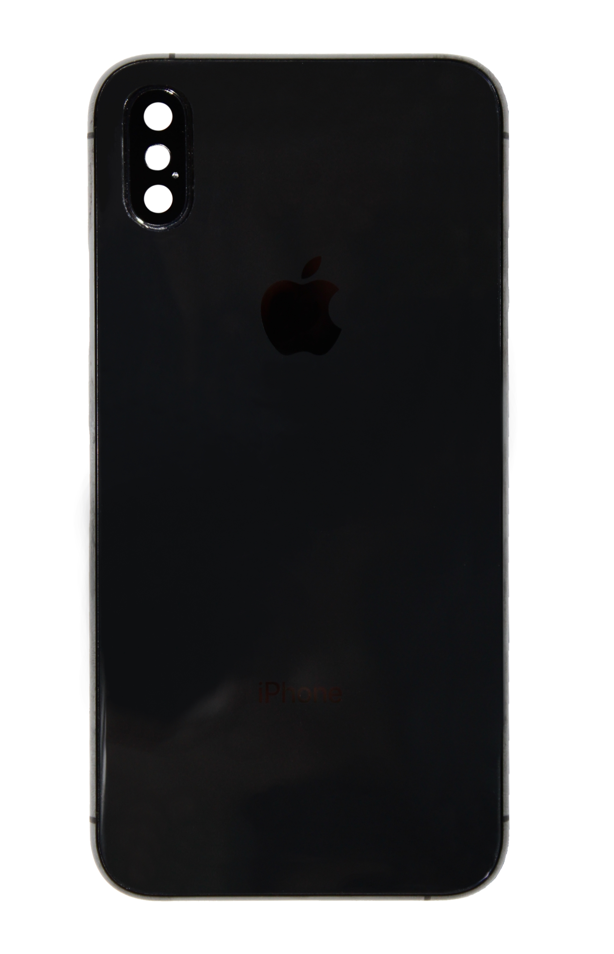 

Крышка задняя iPhone XS с рамкой Space Gray
