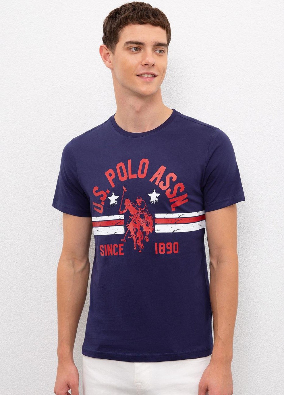 

Футболка мужская U.S. Polo Assn. Синий  (971439 VR033, Футболка мужская U.S. Polo Assn. Синий XL (971439 VR033)