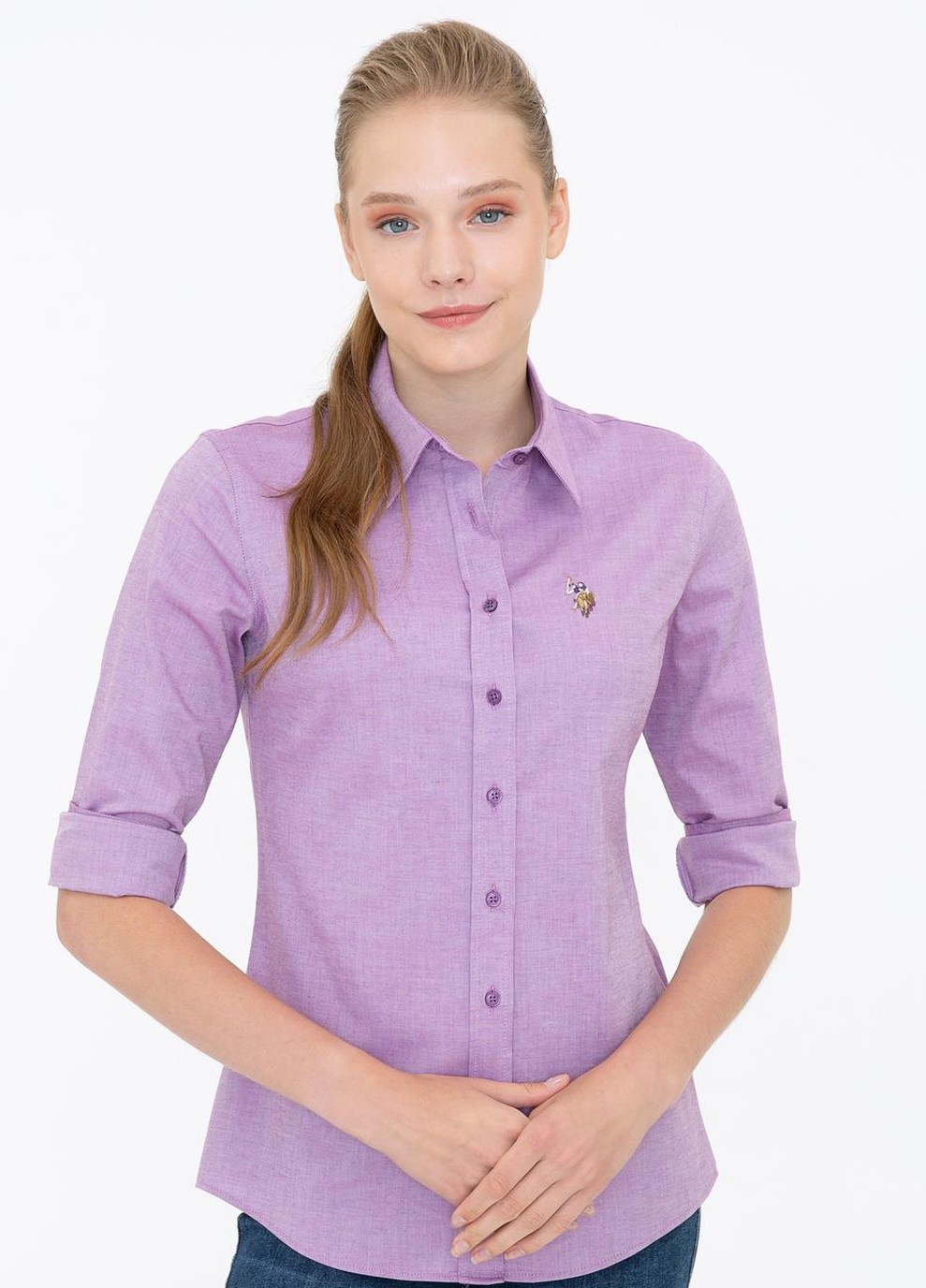 

Рубашка женская U.S. Polo Assn. Пурпурный  (1256396 VR037, Рубашка женская U.S. Polo Assn. Пурпурный 42 (1256396 VR037)