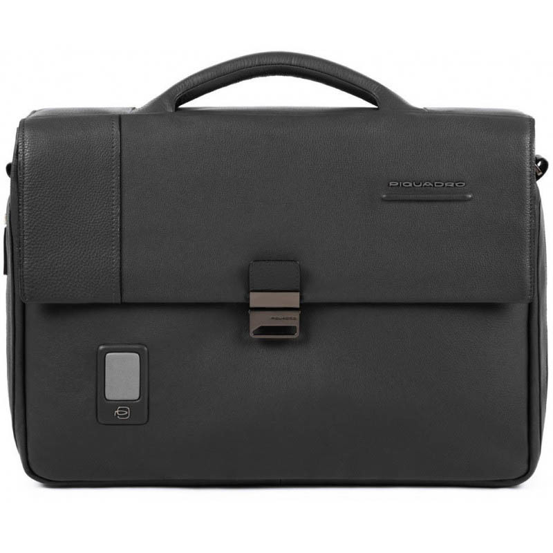 

Портфель кожаный мужской Piquadro Akron Black для ноутбука 15"