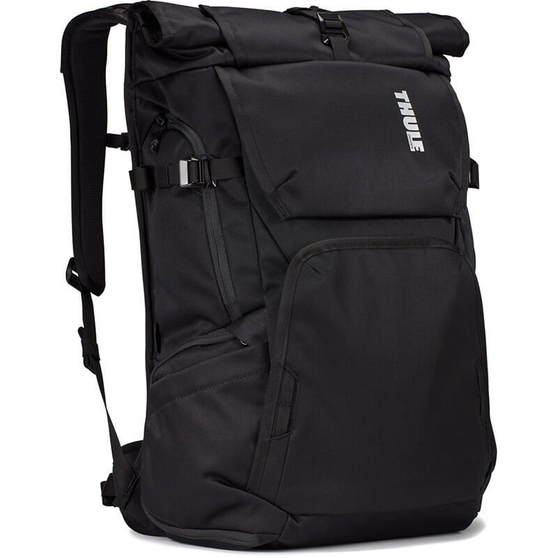 

Городской рюкзак для фотоаппарата Thule Covert DSLR Rolltop Backpack 32L Black (TH 3203908)