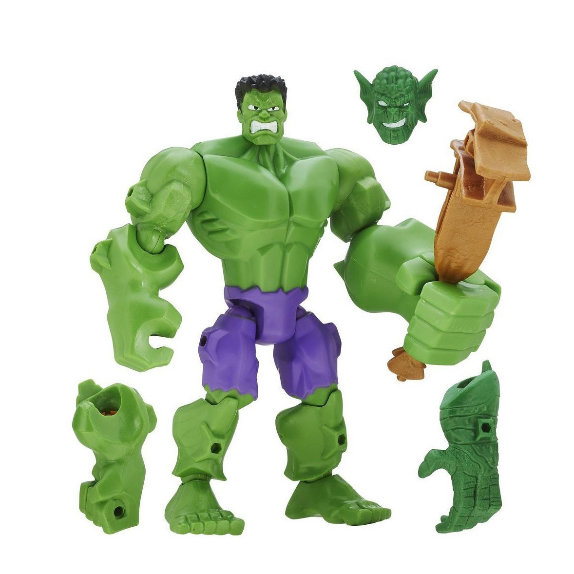 

Разборная фигурка Hasbro Халк и Зеленый Гоблин Super Hero Mashers (B6445)