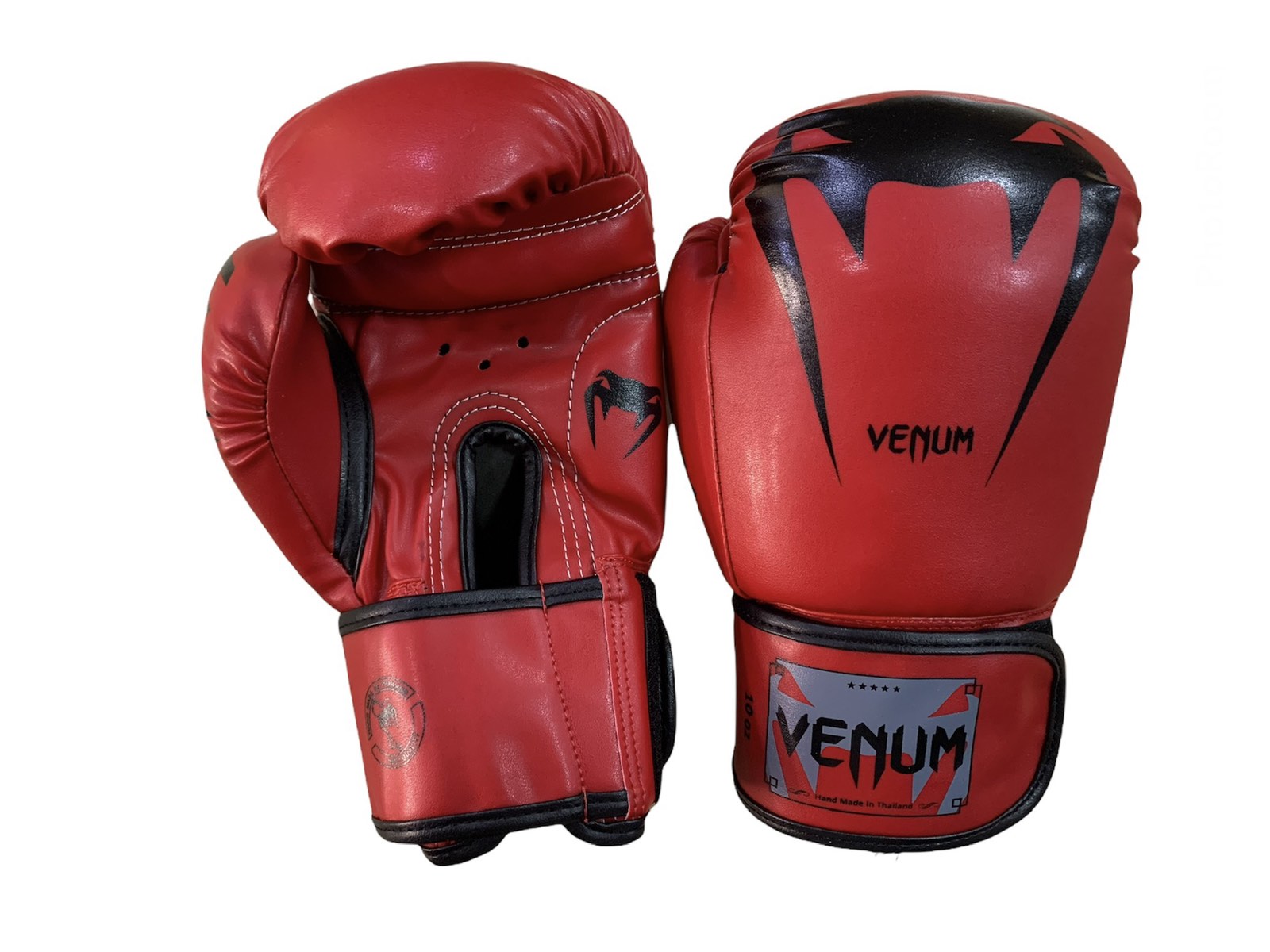 

Перчатки бокс Lev Sport Venum стрейч красные 10 унций