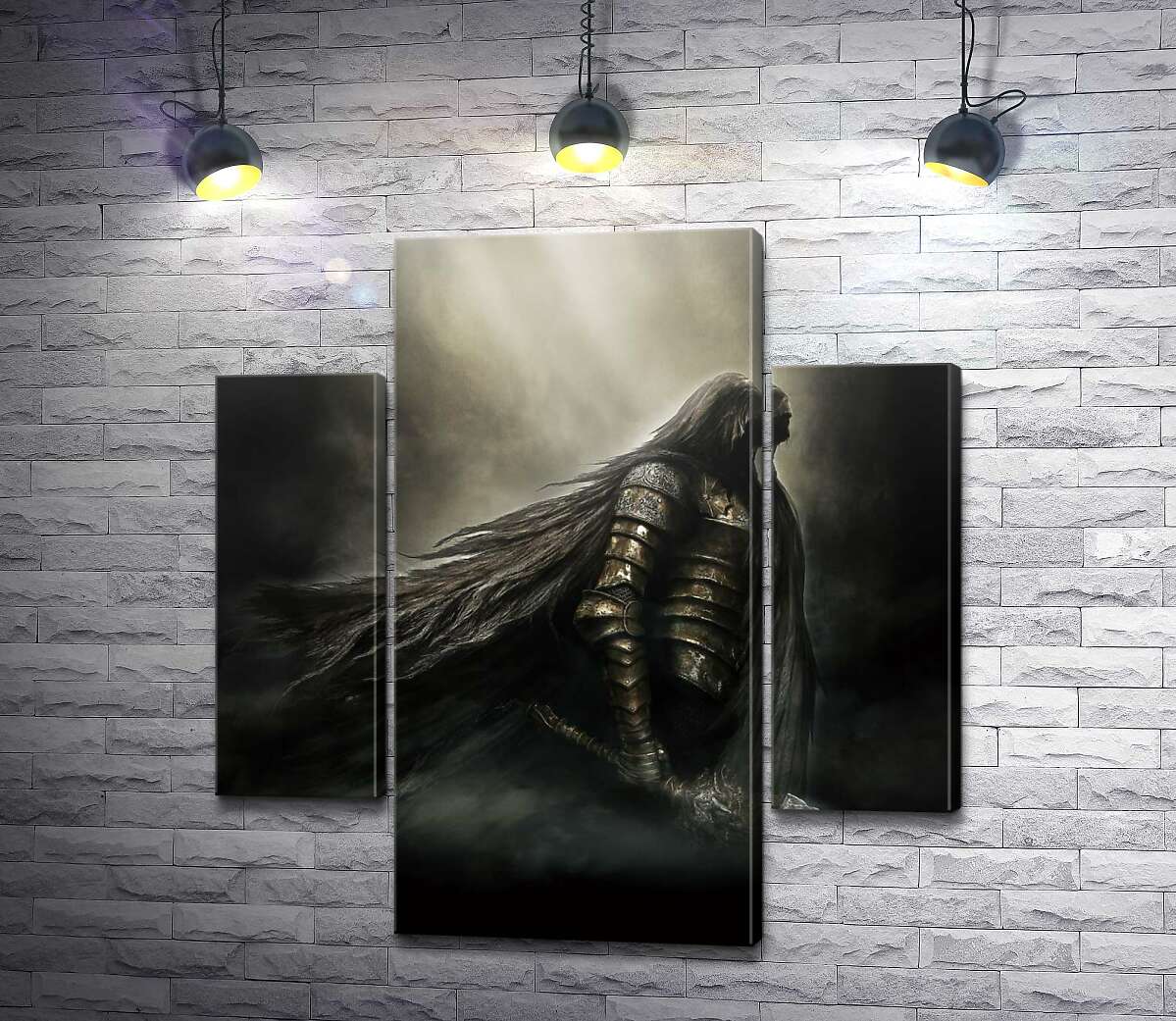 

Модульная картина ArtPoster Воин из видеоигры "Dark Souls" 80x85 см Модуль №7