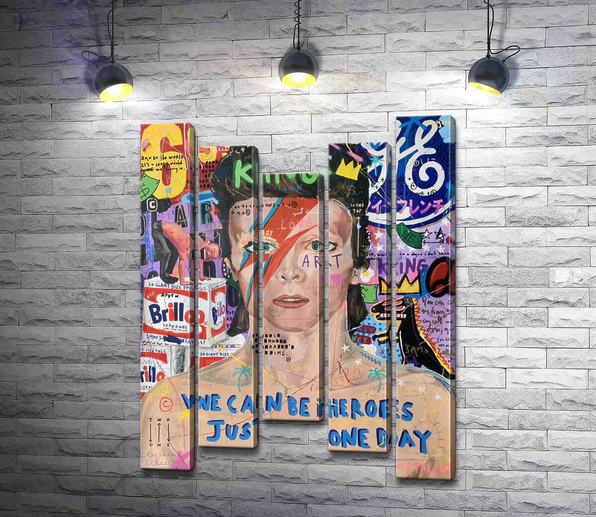 

Модульная картина ArtPoster Бови Больт (Bowie Bolt) - Джисбар 100x136 см Модуль №28