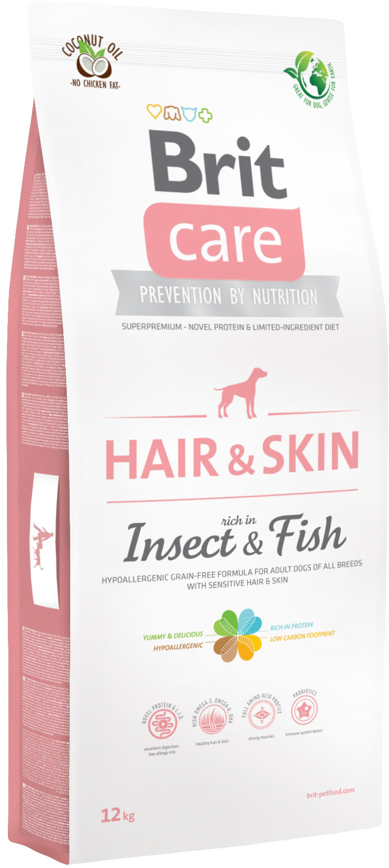 

Сухой корм для собак Brit Care Dog Insect Fish с насекомыми и рыбой 12 кг