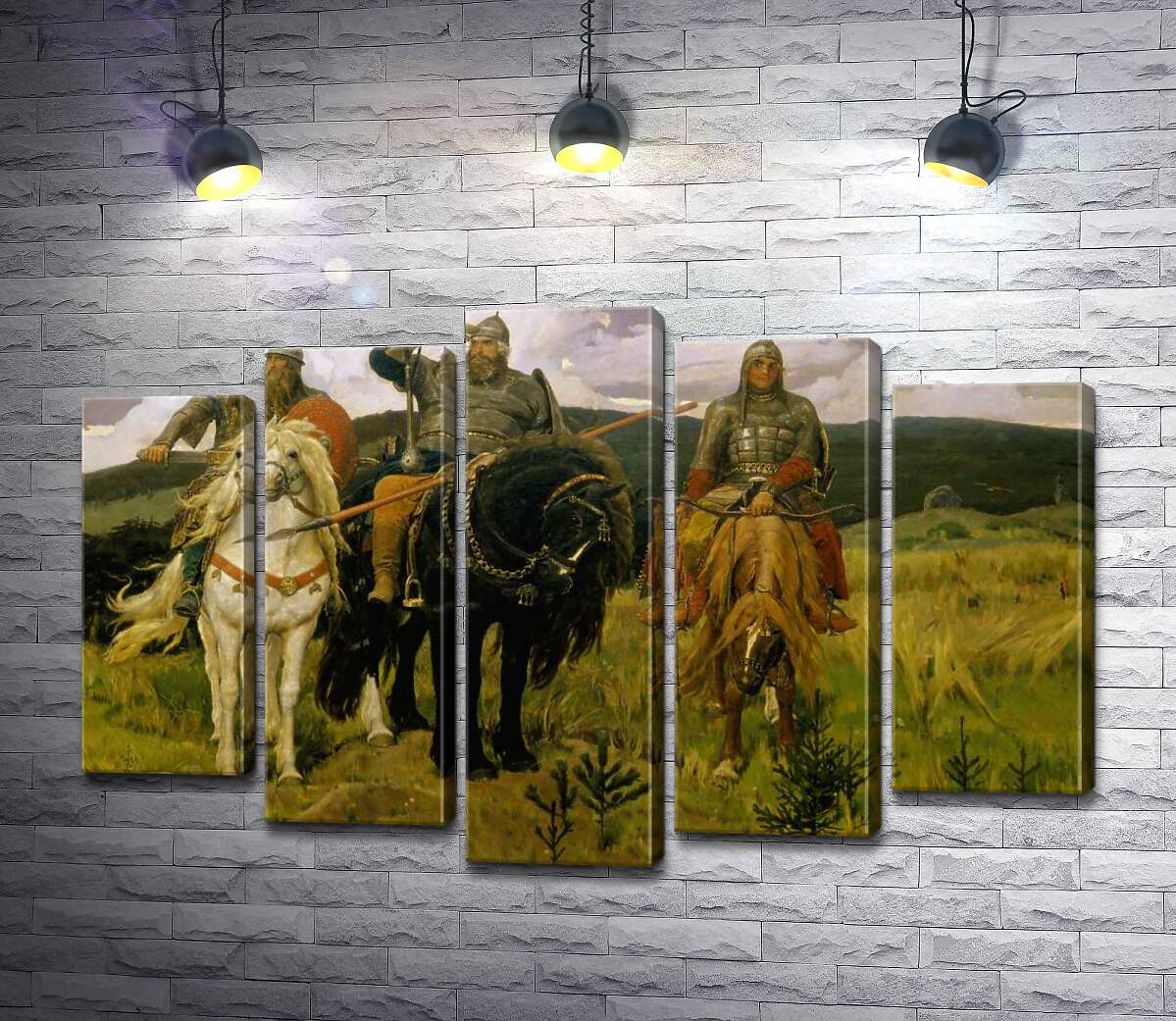 

Модульная картина ArtPoster Богатыри - Виктор Васнецов 130x86 см Модуль №26