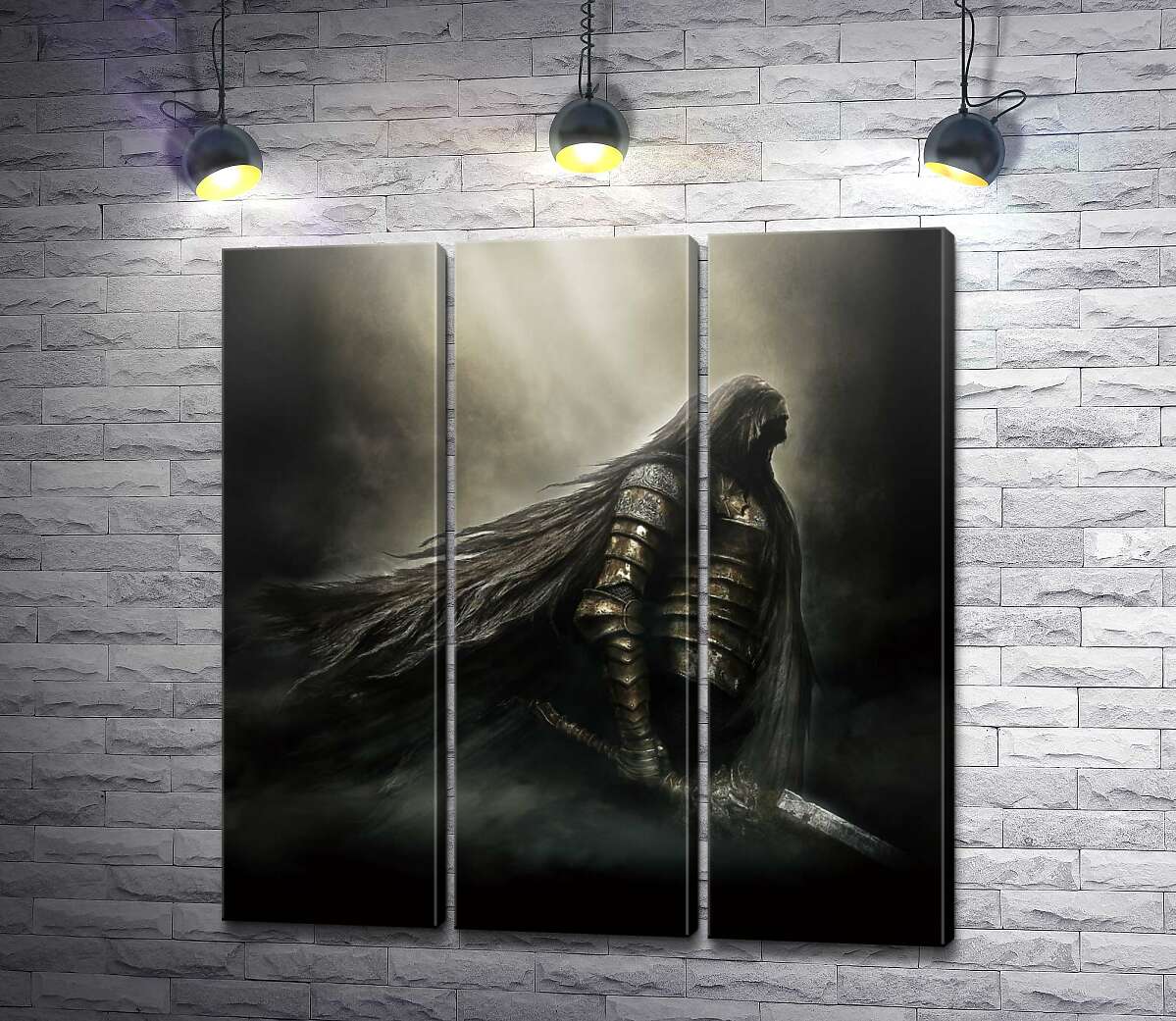

Модульная картина ArtPoster Воин из видеоигры "Dark Souls" 60x64 см Модуль №11