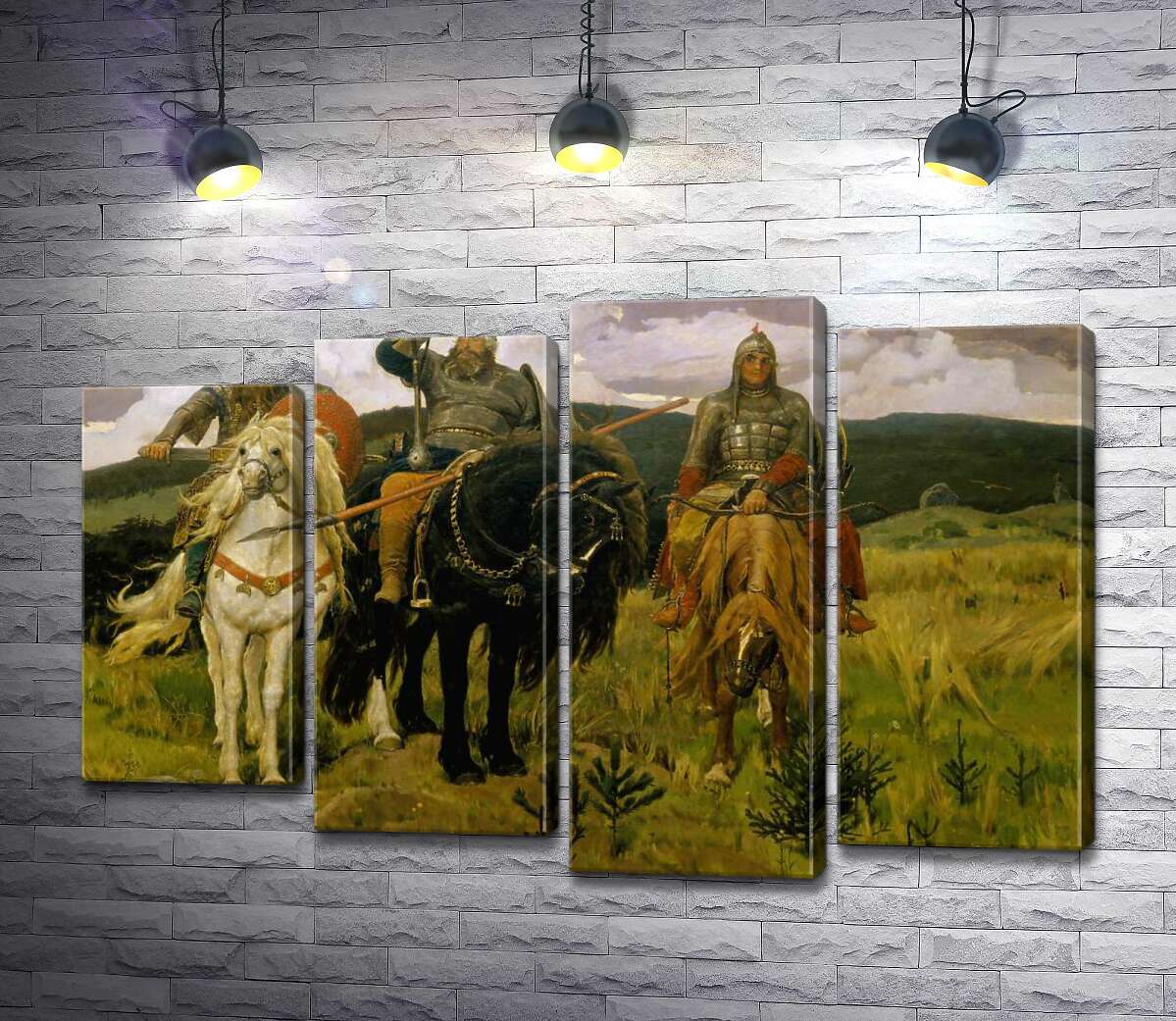 

Модульная картина ArtPoster Богатыри - Виктор Васнецов 100x66 см Модуль №21
