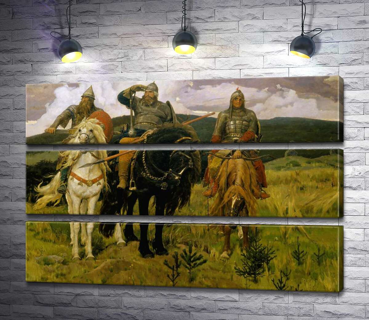 

Модульная картина ArtPoster Богатыри - Виктор Васнецов 100x66 см Модуль №13