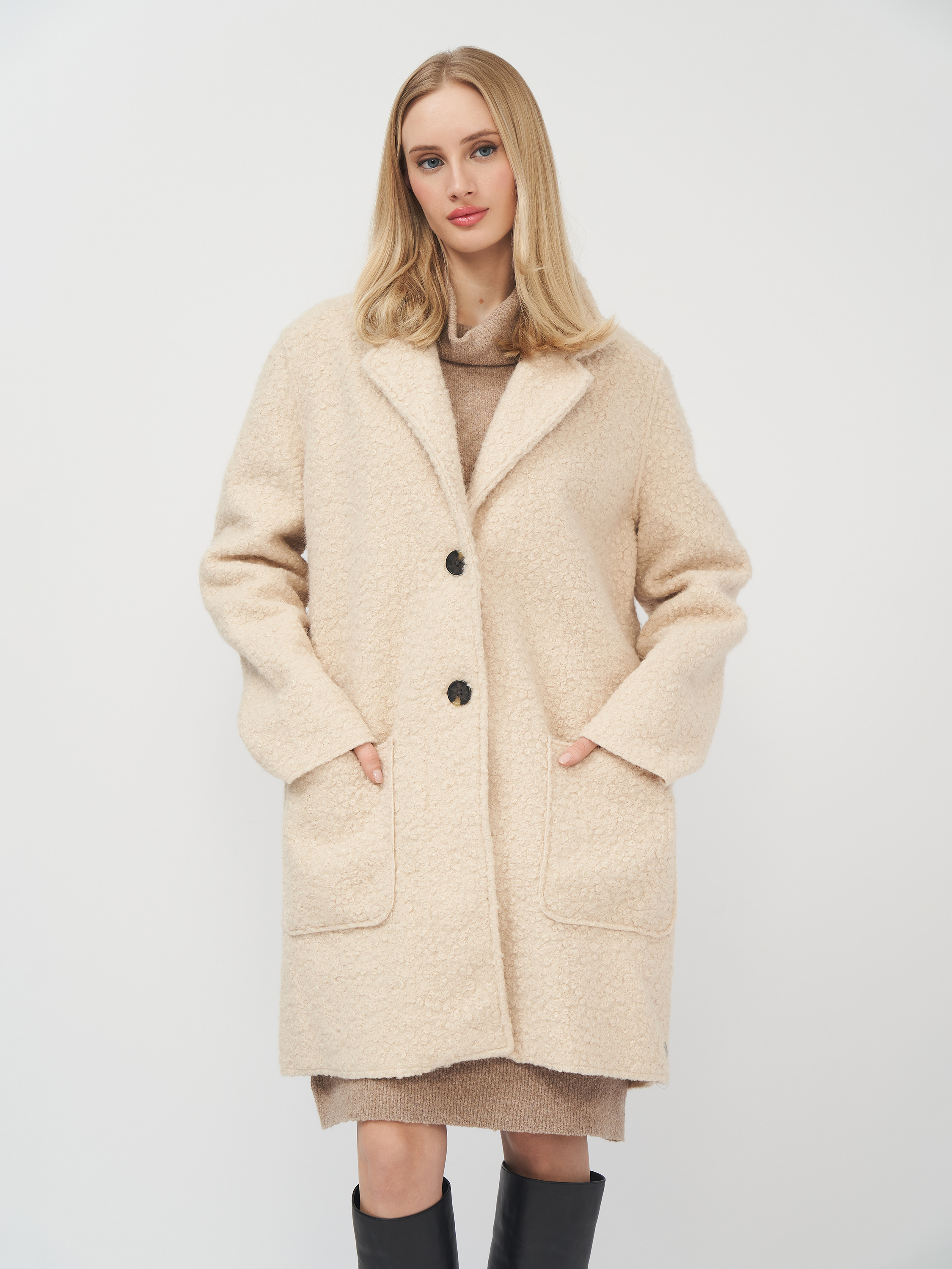 

Пальто Tom Tailor 10113795-18638 XXL Бежевое