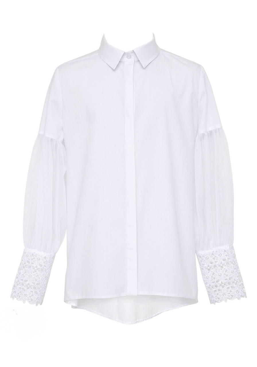 

Блузка для девочки SLY 130/S/19 белая 146