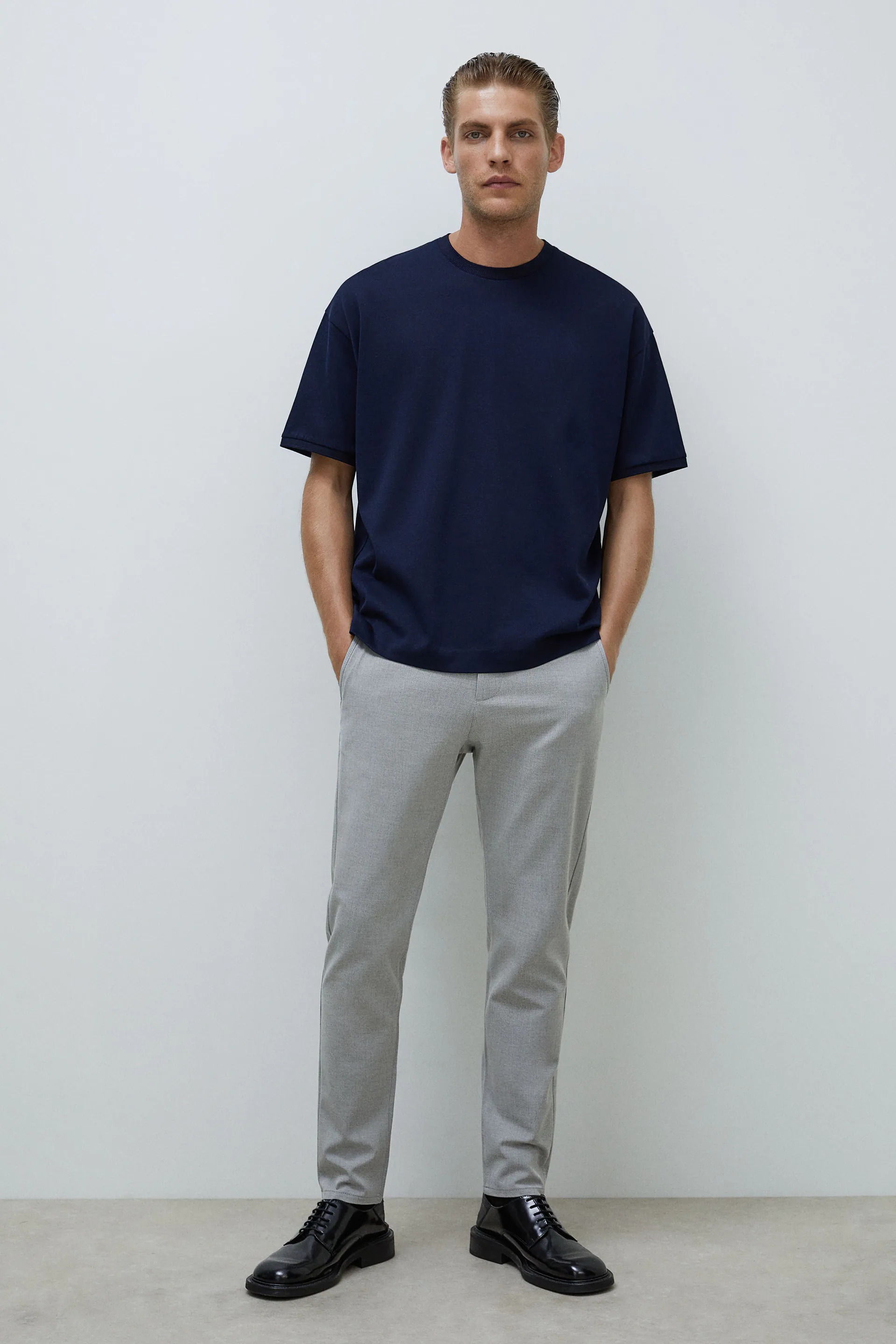 

Брюки Zara XL серый 6861315809