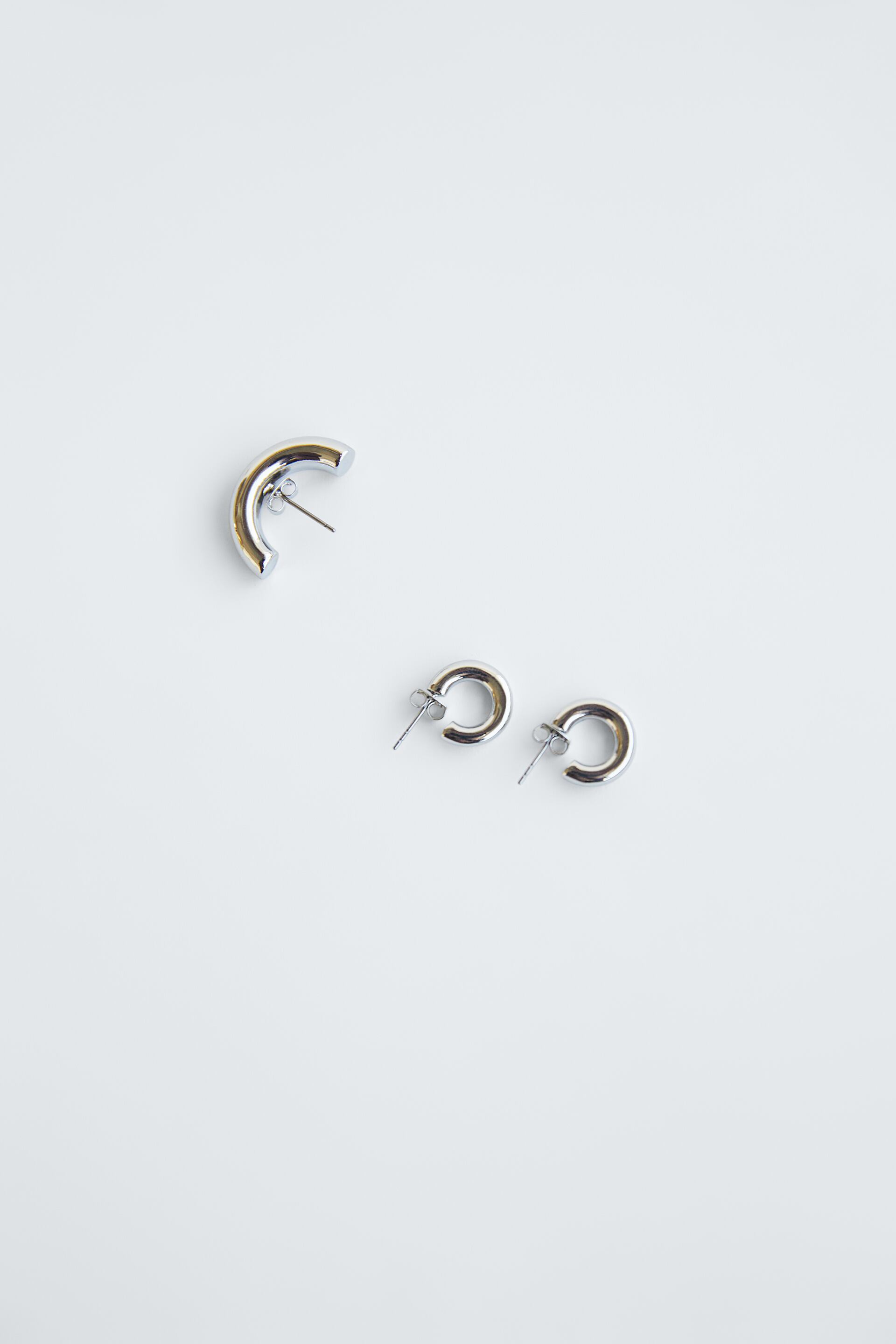 

Сережки Zara серебристый 4736228808