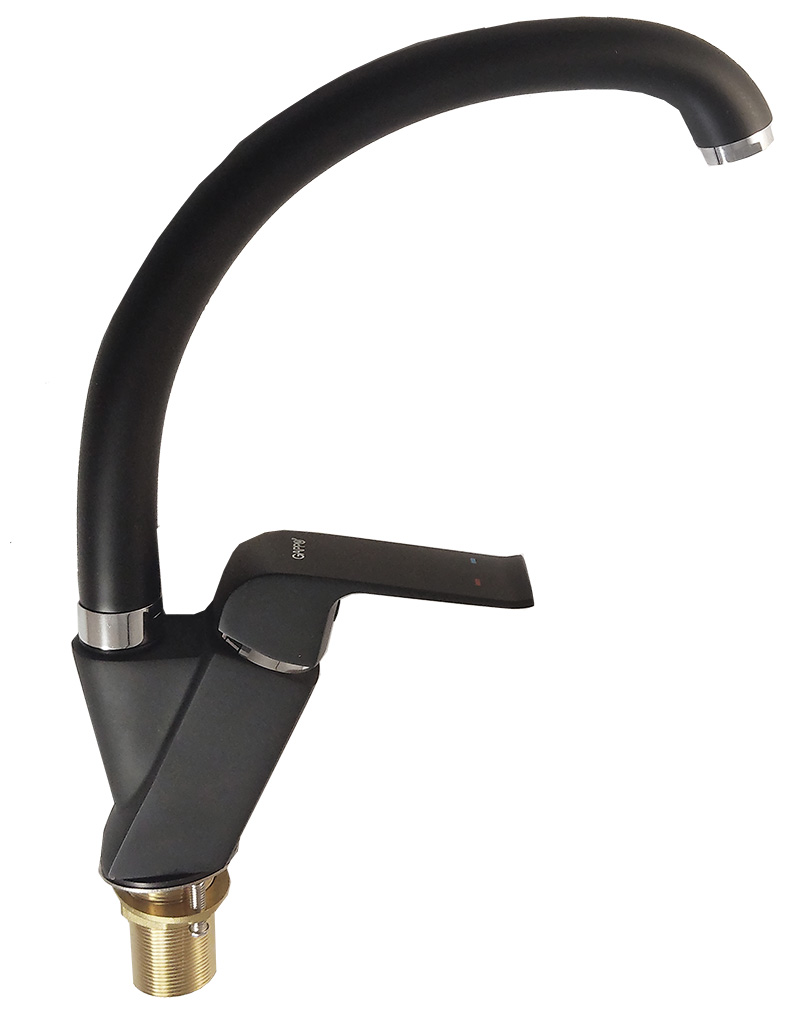 

G4150 Смеситель для кухни гайка черный Ø35 Gappo Aventador 1/8 (ТР-00023217)