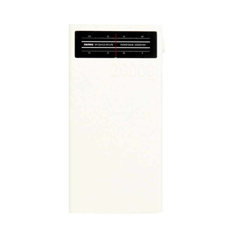 

Универсальная мобильная батарея Remax RPP-102 Radio 20000mAh White