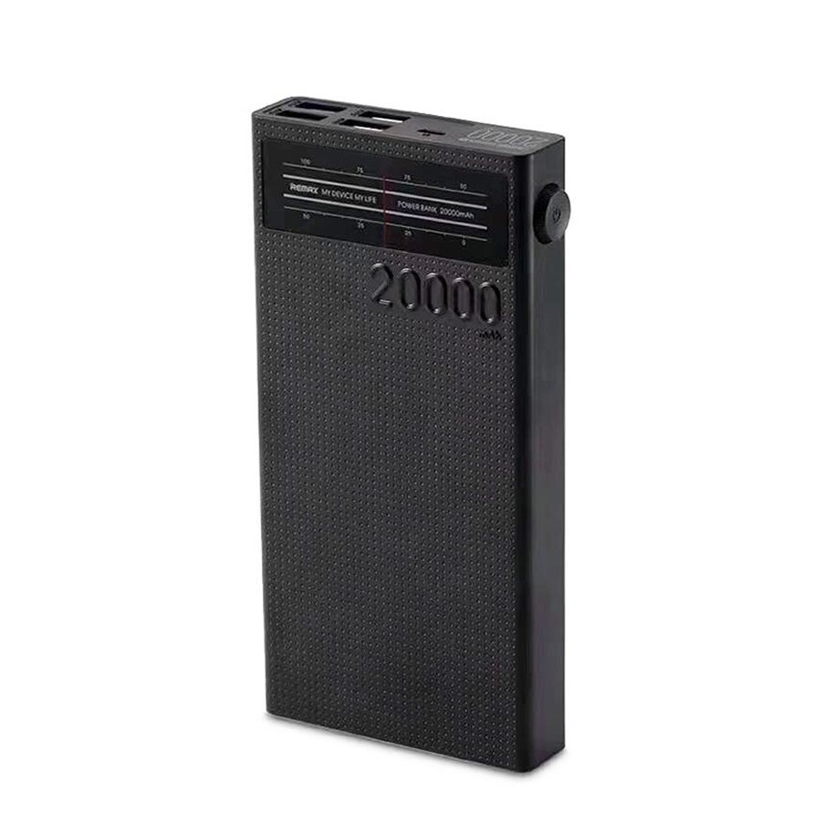 

Универсальная мобильная батарея Remax RPP-102 Radio 20000mAh черная