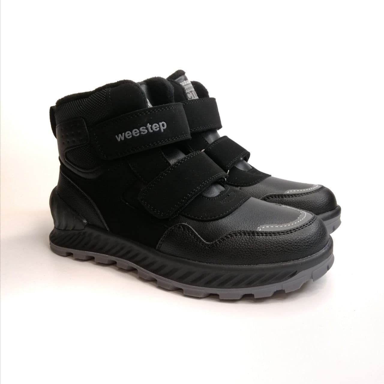 

Ботинки для мальчика WeeStep 291566001 BK черные р.33-21,4 см