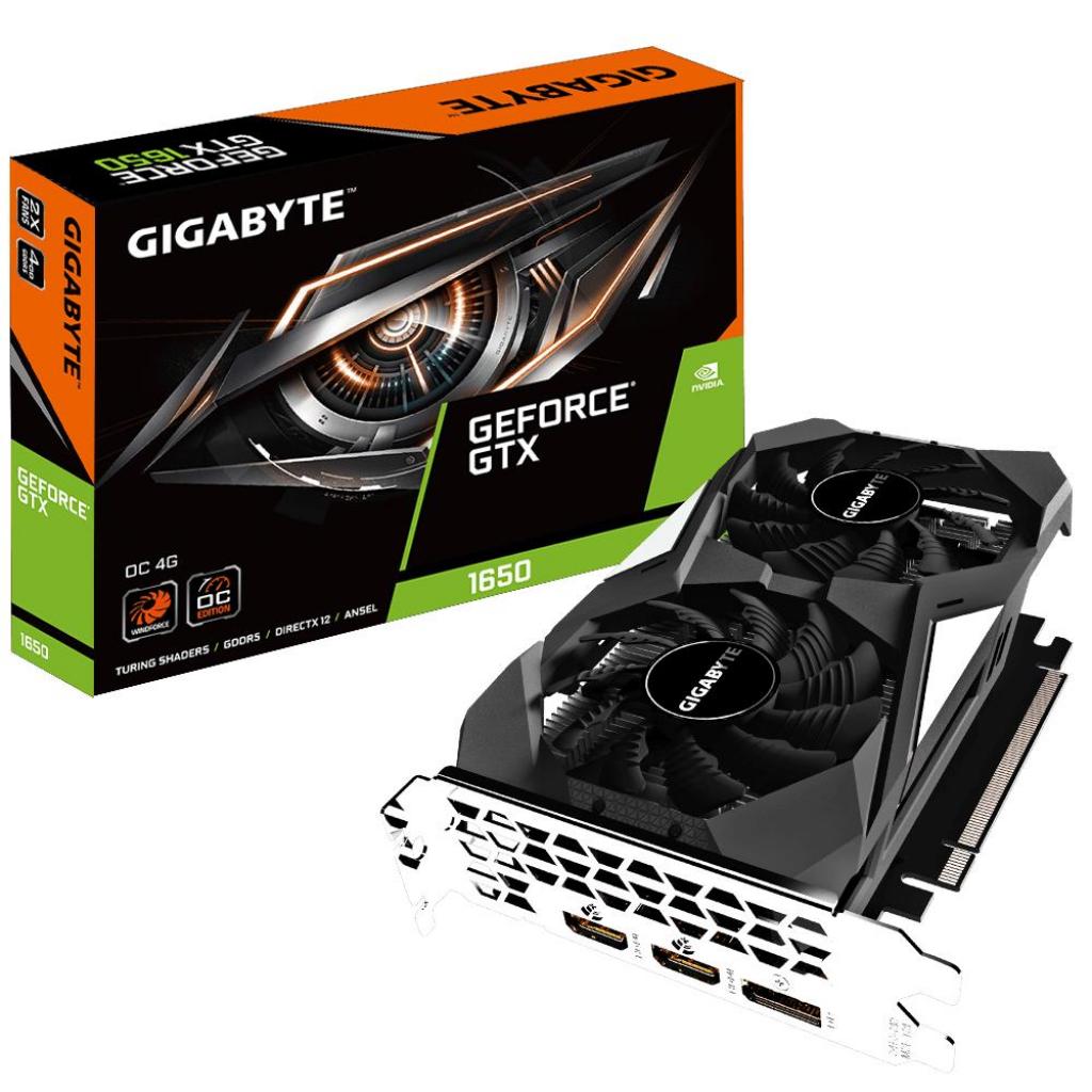 

Видеокарта Gigabyte GeForce GTX 1650 OC 4G (GV-N1650OC-4GD)