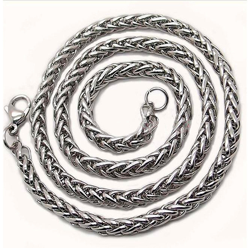 

Цепочка из ювелирной стали large chain ширина 5 мм длинна 55 см