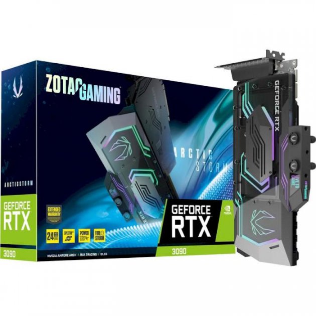 

Відеокарта Zotac Gaming GeForce RTX 3090 ArcticStorm (ZT-A30900Q-30P)