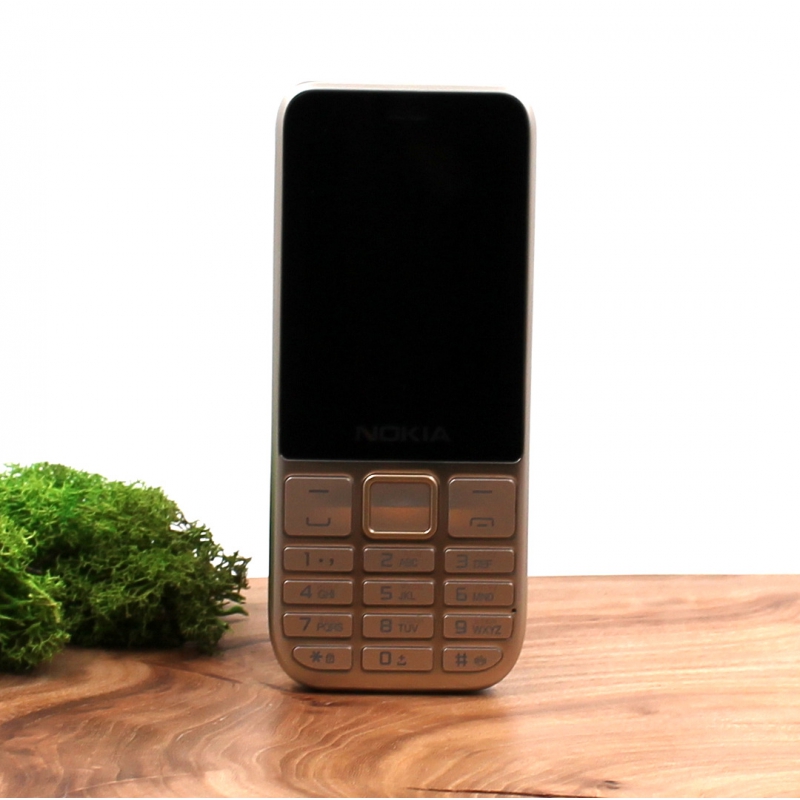

Кнопочный мобильный телефон в металлическом корпусе Nokia C5-00 (2021) Gold