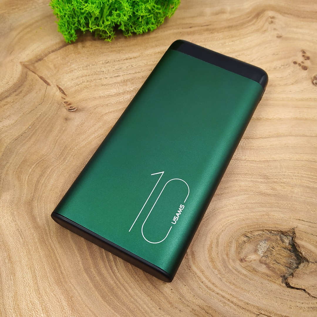 

Ультратонкий металлический Power Bank 10000mAh USAMS US-CD148 Khaki