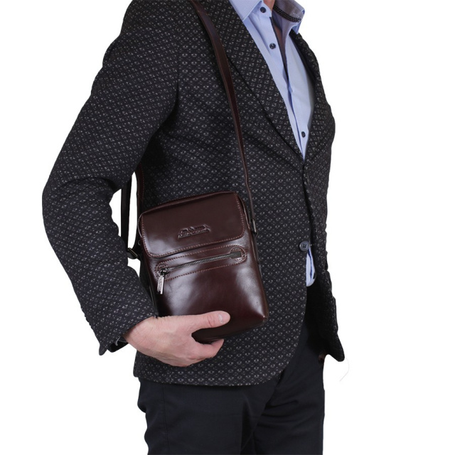 

Мужская кожаная сумка Luxury Leather Accessories 82011/2