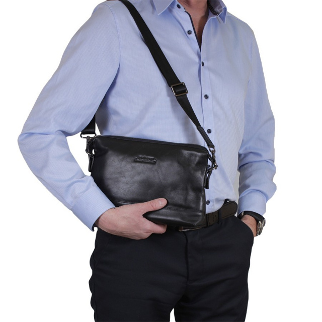 

Мужская кожаная сумка Luxury Leather Accessories 82718