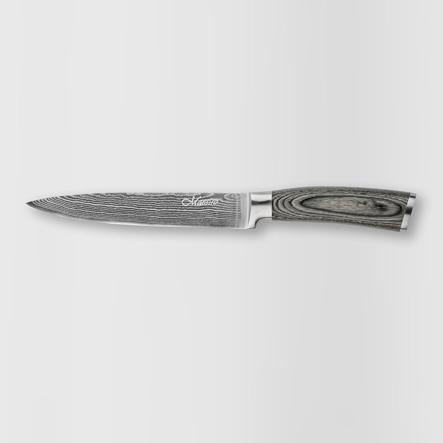 

Нож кухонный Maestro Damascus Steel MR-1483 17.5 см