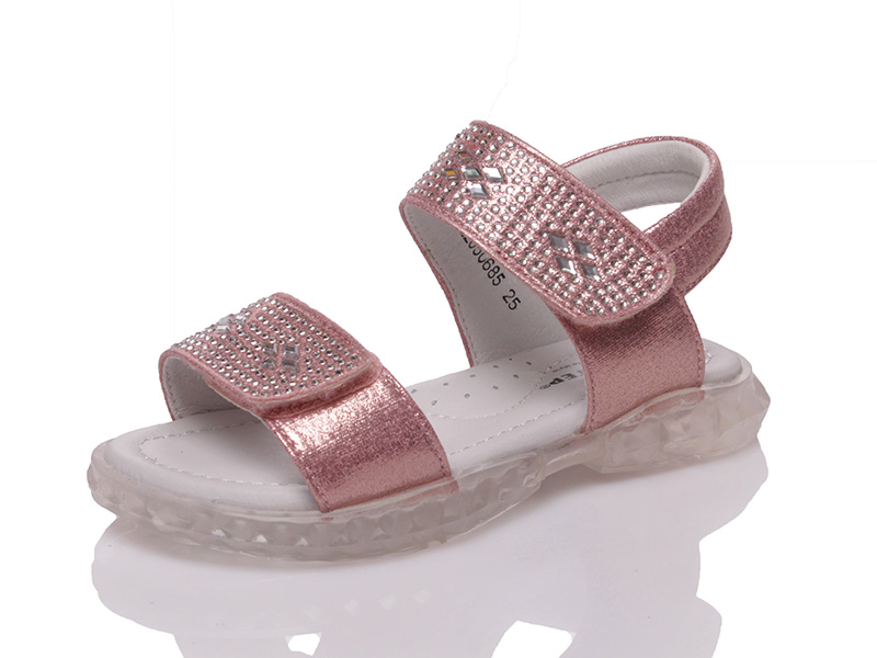 

Босоножки детские лето для девочки Weestep 00-00007243 Розовый р.26 (17,3 см.)