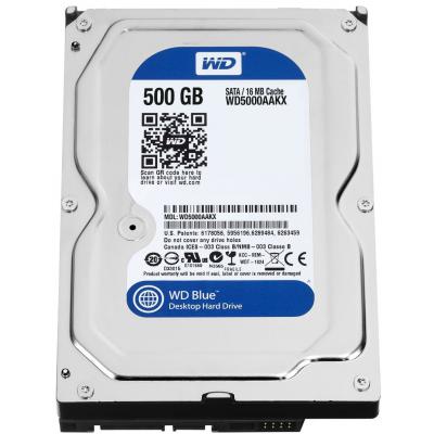 

Жесткий диск 3.5 500Gb WD (#WD5000AAKX-FR#)