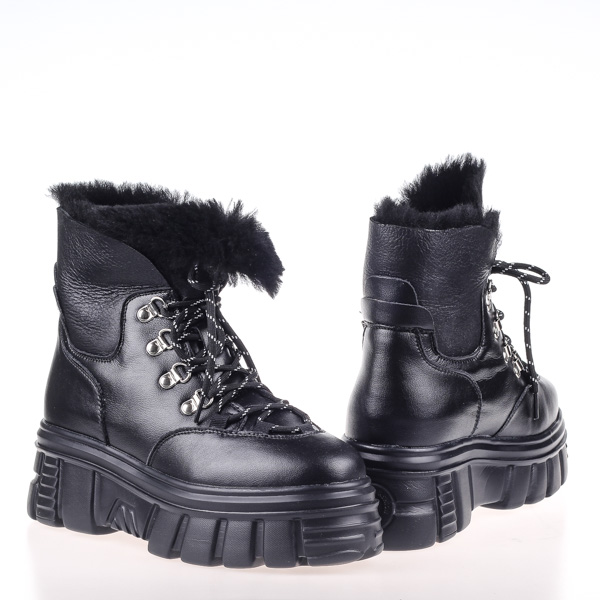 

Ботинки женские зима Allshoes 00-00005850 Черный р.37 (23 см.)