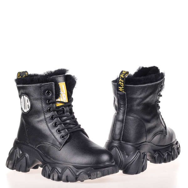 

Ботинки женские зима Allshoes 00-00005811 Черный р.36 (22,5 см.)