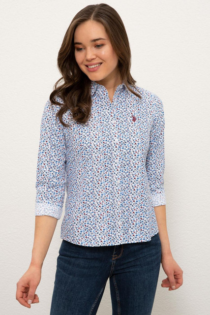 

Рубашка женская U.S. Polo Assn. Голубой  (979500 VR036, Рубашка женская U.S. Polo Assn. Голубой 36 (979500 VR036)