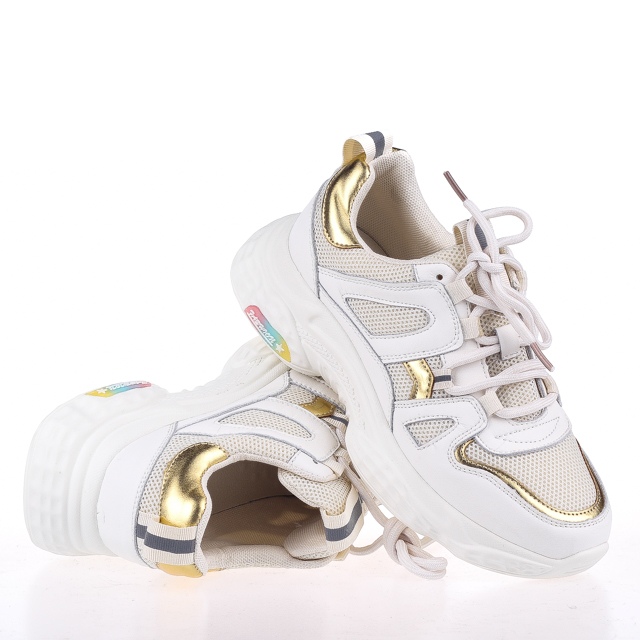 

Кроссовки женские деми Allshoes 00-00005453 Бежевый р.39 (25,5 см.)